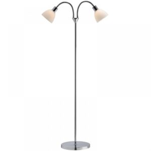 Nordlux Ray Double Φωτιστικό Δαπέδου  Νικελ  E14  Γυάλινο/Μεταλλικό –  63224033