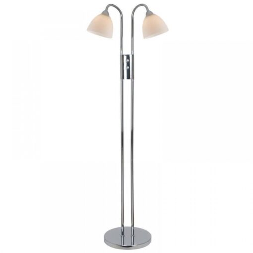 Nordlux Ray 2-Spot Φωτιστικό Δαπέδου  Νικελ  E14  Γυάλινο/Μεταλλικό –  72224033