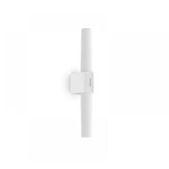 Nordlux Helva Double Basic Φωτιστικό Τοίχου Λευκό IP44 LED 9W 3000K –  2015311001