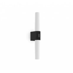 Nordlux Helva Double Basic Φωτιστικό Τοίχου Μαύρο IP44 LED 9W 3000K –  2015311003