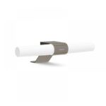 Nordlux Helva Double Φωτιστικό Τοίχου Brushed  Νικελ  IP44 LED 9.5W 3000K  –  2015321055
