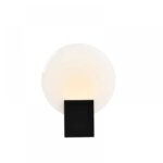 Nordlux Hester Φωτιστικό Τοίχου Μαύρο IP44 LED 9.5W 3000K  –  2015391003