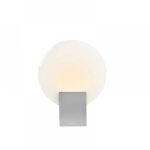 Nordlux Hester Φωτιστικό Τοίχου  Νικελ  IP44 LED 9.5W 3000K  –  2015391033