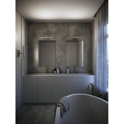 Nordlux Otis 40 Φωτιστικό Τοίχου Brushed  Νικελ IP44  LED 14W 3000K   –  2015401055