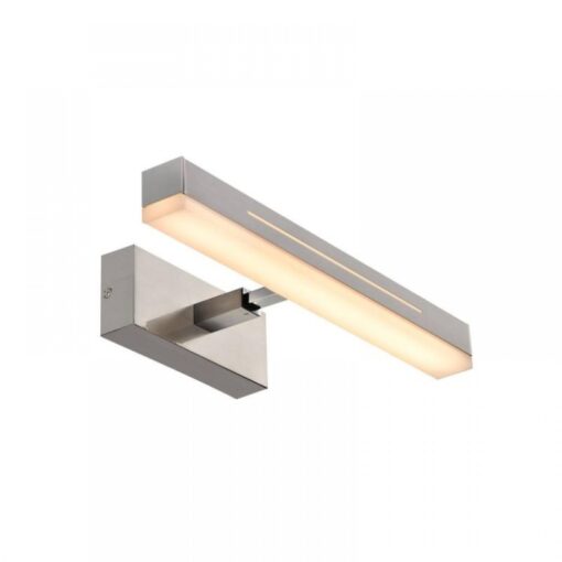 Nordlux Otis 40 Φωτιστικό Τοίχου Brushed  Νικελ IP44  LED 14W 3000K   –  2015401055