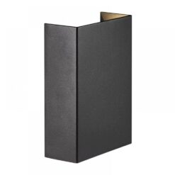 Nordlux Fold 10 Φωτιστικό Τοίχου Μαύρο LED 6.6W 3000K – 2019041003