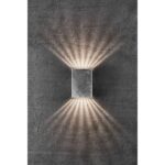 Nordlux Fold 10 Φωτιστικό Τοίχου Γαλβανιζέ LED 7.5W 3000K  –  2019041031