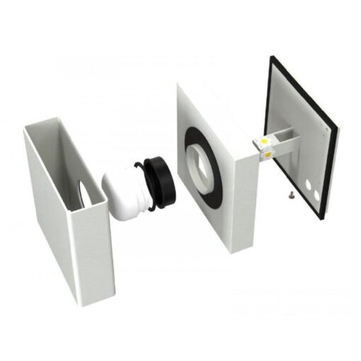 Επιτοίχιο Φωτιστικό Nordlux Turn Φωτιστικό LED 13W 2700K IP54 Λευκού Χρώματος Dimmable –  2019061001