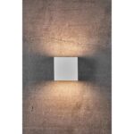 Επιτοίχιο Φωτιστικό Nordlux Turn Φωτιστικό LED 13W 2700K IP54 Γκρι Χρώματος Dimmable –  2019061010
