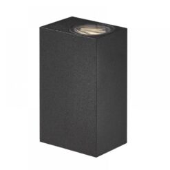 Nordlux Asbol Kubi Φωτιστικό Τοίχου Μαύρο IP44 LED 6.5W 3000K –  2019071003