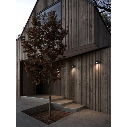 Nordlux Aleria Φωτιστικό Τοίχου Μαύρο IP44 GU10  Μεταλλικό –  2019131003