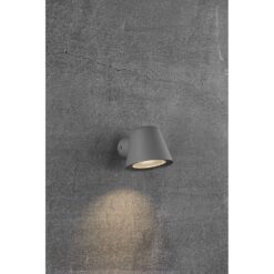 Nordlux Aleria Φωτιστικό Τοίχου Γκρι IP44 GU10  Μεταλλικό –  2019131010