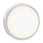 Nordlux Cuba Outdoor Energy Round Φωτιστικό Τοίχου Λευκό LED 6.5W 3000K –  2019161001