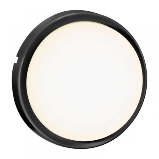 Nordlux Cuba Outdoor Energy Round Φωτιστικό Τοίχου Μαύρο LED 6.5W 3000K –  2019161003