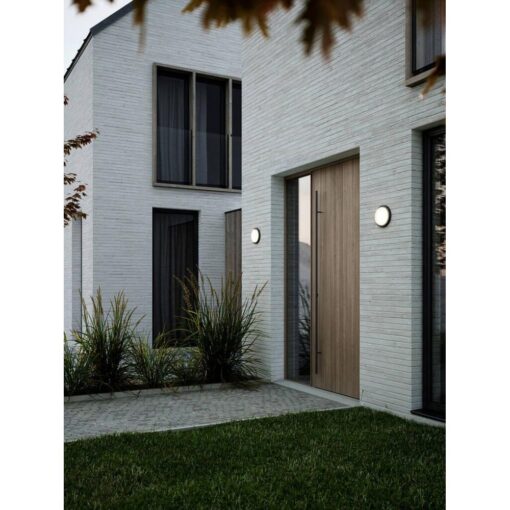 Nordlux Cuba Outdoor Energy Round Φωτιστικό Τοίχου Μαύρο LED 6.5W 3000K –  2019161003