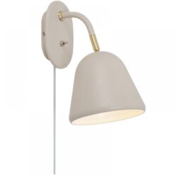 Nordlux Fleur 15 Φωτιστικό Τοίχου Μπεζ E14 Μεταλλικό – 2112101001