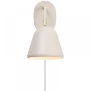 Nordlux Fleur 15 Φωτιστικό Τοίχου  Μπεζ  E14  Μεταλλικό –  2112101001