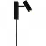 Nordlux Omari Φωτιστικό Τοίχου Μαύρο LED 3.2W 2700K Διακόπτη Αφής Dimmable –  2112231003