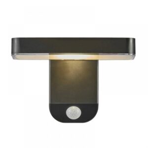 Nordlux Rica Square Φωτιστικό Τοίχου Ηλιακό Φωτιστικό IP44 LED 5W 3000K Μαύρου Χρώματος –  2118161003