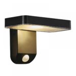 Nordlux Rica Square Φωτιστικό Τοίχου Ηλιακό Φωτιστικό IP44 LED 5W 3000K Μαύρου Χρώματος –  2118161003