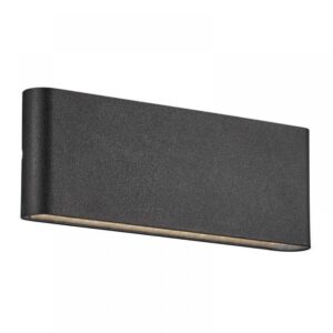 Nordlux Kinver Φωτιστικό Τοίχου Μαύρο LED 10W 3000K –  2118181003