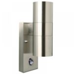 Επιτοίχιο Φωτιστικό Nordlux Tin Double 2xGU10 IP54  Inox Χρώματος –  21279934