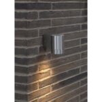 Επιτοίχιο Φωτιστικό Nordlux Tin 1xGU10 Ασημί Χρώματος IP54 με ανιχνευτή κίνησης –  21509929