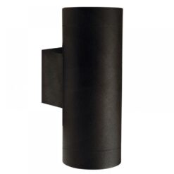 Επιτοίχιο Φωτιστικό Nordlux Tin Maxi 2xGU10 IP54 Μαύρου Χρώματος –  21279903