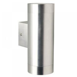 Επιτοίχιο Φωτιστικό Nordlux Tin Maxi 2xGU10 IP54 Χρώματος Αλουμινίου –  21519929