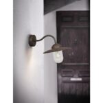Nordlux Luxembourg Φωτιστικό Τοίχου Rusty E27  Γυάλινο/Μεταλλικό –  22671009