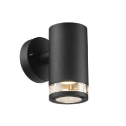 Nordlux Birk Single Φωτιστικό Τοίχου Μαύρο GU10  Αλουμίνιο/Πλαστικό –  45521003