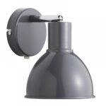 Nordlux Pop Φωτιστικό Τοίχου Ανθρακί E27  Μεταλλικό –  45841050