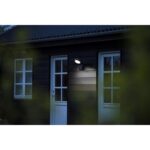 Nordlux Marina Sensor Φωτιστικό Τοίχου Μαύρο LED 10W 3000K με Ανιχνευτή Κίνησης –  46831003