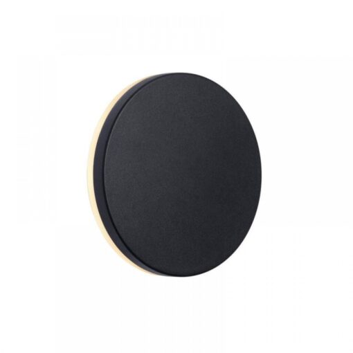 Nordlux Artego Round Φωτιστικό Τοίχου Μαύρο IP54 LED 8W 3000K –  46941003