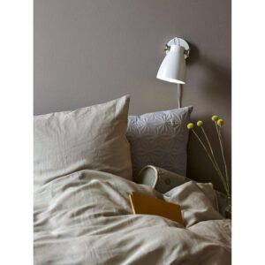 Nordlux Largo Φωτιστικό Τοίχου Λευκό E27  Μεταλλικό –  47051001