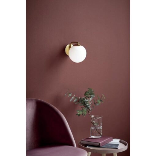 Nordlux Grant Φωτιστικό Τοίχου  Ορείχαλκος  E14  Γυάλινο/Μεταλλικό –  47091025