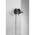 Nordlux Texas Φωτιστικό Τοίχου E27  Μαύρου Χρώματος –  47141003