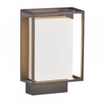 Nordlux Nestor Φωτιστικό Τοίχου Μαύρο IP44 LED 8W 2700K –  49041003