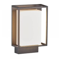 Nordlux Nestor Φωτιστικό Τοίχου Μαύρο IP44 LED 8W 2700K – 49041003