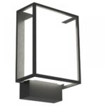 Nordlux Nestor Φωτιστικό Τοίχου Μαύρο IP44 LED 8W 2700K –  49041003
