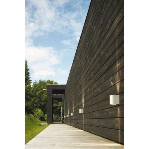 Nordlux Canto 2 Φωτιστικό Τοίχου Λευκό IP44 LED 12W 2700K –  49701001