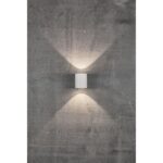 Nordlux Canto 2 Φωτιστικό Τοίχου Λευκό IP44 LED 12W 2700K –  49701001