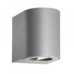 Nordlux Canto 2 Φωτιστικό Τοίχου Γκρι LED 500lm Αλουμίνιο –  49701010