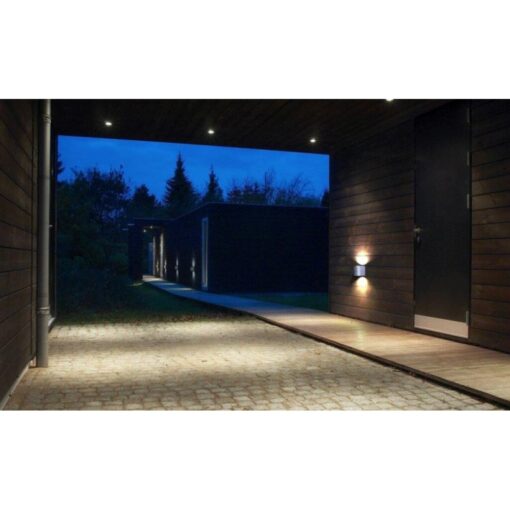 Nordlux Canto 2 Φωτιστικό Τοίχου Γαλβανιζέ IP44 LED 12W 2700K –  49701031