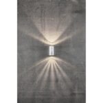Nordlux Canto 2 Φωτιστικό Τοίχου Γαλβανιζέ IP44 LED 12W 2700K –  49701031