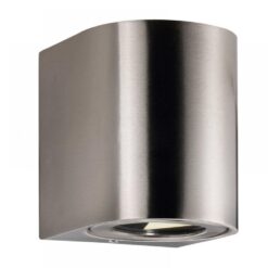 Nordlux Canto 2 Φωτιστικό Τοίχου Inox LED 500lm Μεταλλικό –  49701034