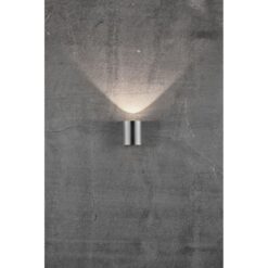 Nordlux Canto 2 Φωτιστικό Τοίχου Inox LED 500lm Μεταλλικό –  49701034