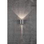 Nordlux Canto 2 Φωτιστικό Τοίχου Inox LED 500lm Μεταλλικό –  49701034