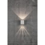 Nordlux Canto Kubi 2 Φωτιστικό Τοίχου Γκρι LED 500lm Αλουμίνιο –  49711010