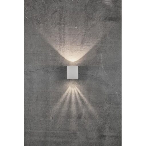 Nordlux Canto Kubi 2 Φωτιστικό Τοίχου Λευκό LED 500lm Αλουμίνιο –  49711001